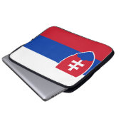 slowakische Flagge Laptopschutzhülle (Vorne Knopf)