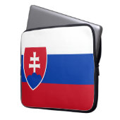 slowakische Flagge Laptopschutzhülle (Vorderseite Links)