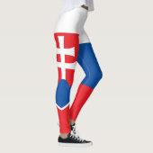 slowakische Flagge Leggings (Rechts)