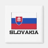 slowakische Flagge Magnet (Vorne)