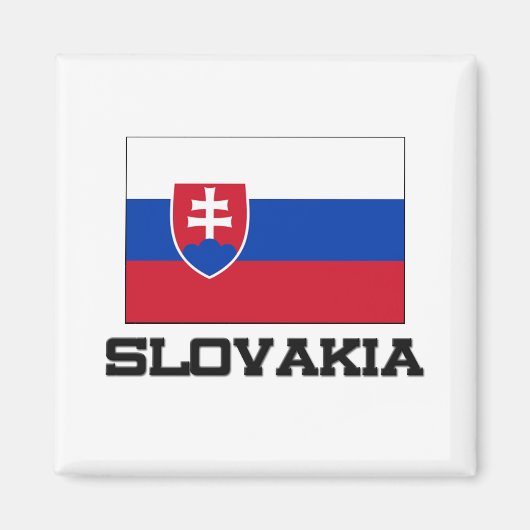 slowakische Flagge Magnet (Vorne)