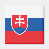 slowakische Flagge Magnet (Vorne)