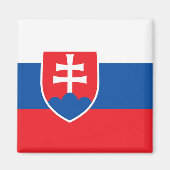 slowakische Flagge Magnet (Vorne)