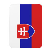 slowakische Flagge Magnet (Vertikal)