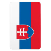 slowakische Flagge Magnet (Vertikal)