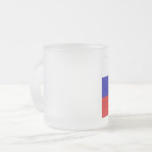 slowakische Flagge Mattglastasse (Vorderseite Links)