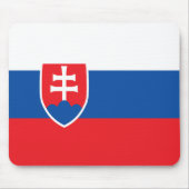 Slowakische Flagge Mousepad (Vorne)