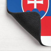 slowakische Flagge Mousepad (Ecke)