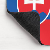 slowakische Flagge Mousepad (Ecke)
