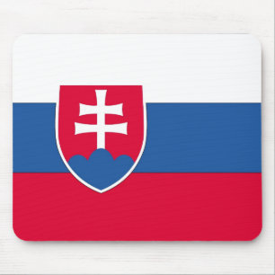 slowakische Flagge Mousepad
