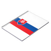 slowakische Flagge Notizblock (Linke Seite)