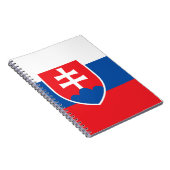 slowakische Flagge Notizblock (Rechte Seite)
