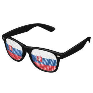 Slowakische Flagge Partybrille