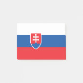 Slowakische Flagge Post-it Klebezettel (Vorderseite)