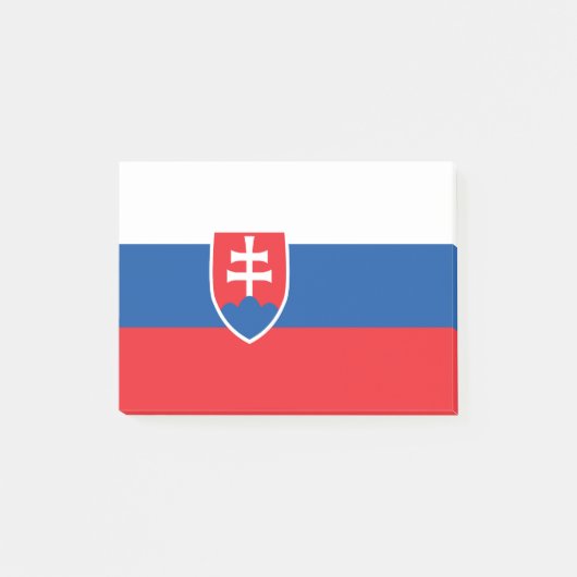 Slowakische Flagge Post-it Klebezettel (Vorderseite)