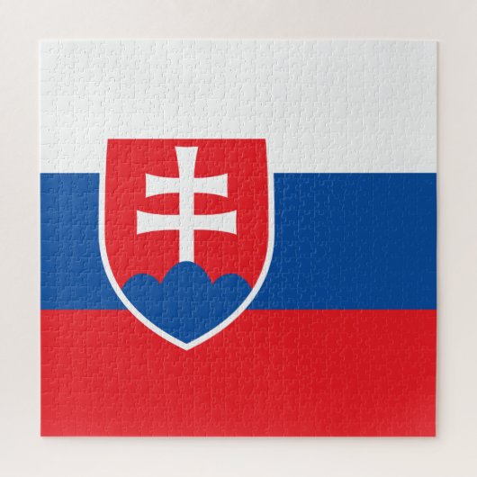 slowakische Flagge Puzzle (Vertikal)