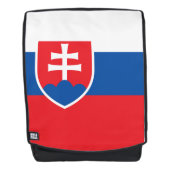 slowakische Flagge Rucksack (Vorderseite)