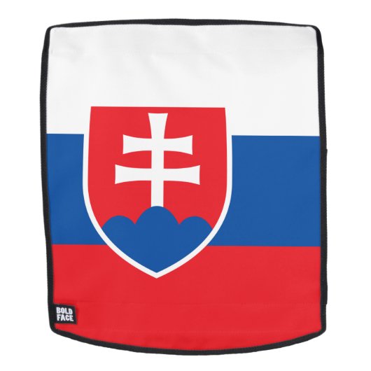 slowakische Flagge Rucksack (Abnehmbare Front)