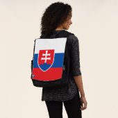 slowakische Flagge Rucksack (Ausgewaschen)
