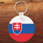 Slowakische Flagge Schlüsselanhänger (Vorderseite)