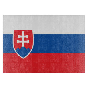 Slowakische Flagge Schneidebrett