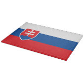 Slowakische Flagge Schneidebrett (Ecke)