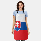 Slowakische Flagge Schürze (Getragen)