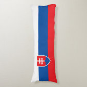 Slowakische Flagge Seitenschläferkissen (Vorderseite Vertikal)