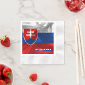 Slowakische Flagge Serviette (Beispiel)