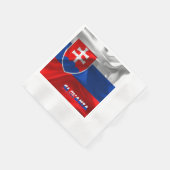 Slowakische Flagge Serviette (Ecke)