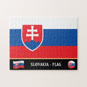 Slowakische Flagge / Slowakisches Land / Slowakei Puzzle