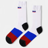 Slowakische Flagge Socken (Linkes Detail)