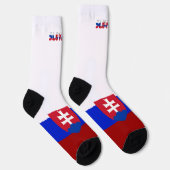 Slowakische Flagge Socken (Rechts)