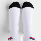 Slowakische Flagge Socken (Oben)
