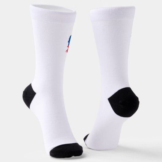 Slowakische Flagge Socken (Gewinkelt)