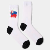 Slowakische Flagge Socken (Rechts)