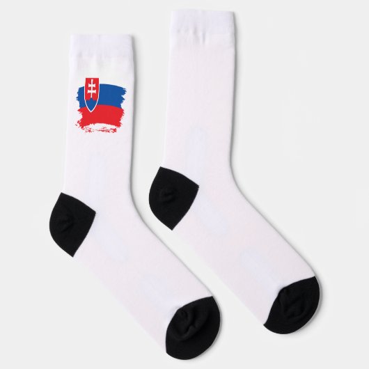 Slowakische Flagge Socken (Rechts)
