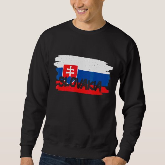 slowakische Flagge Sweatshirt (Vorderseite)