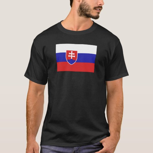 slowakische Flagge T-Shirt (Vorderseite)