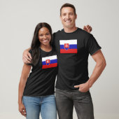 slowakische Flagge T-Shirt (Unisex)