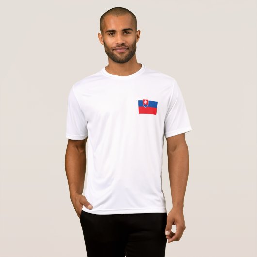 Slowakische Flagge T-Shirt (Vorne ganz)
