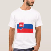 slowakische Flagge T-Shirt (Vorderseite)