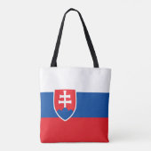 Slowakische Flagge Tasche (Rückseite)