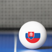slowakische Flagge Tischtennisball (Netto)