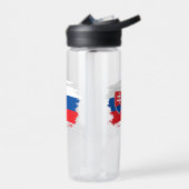 Slowakische Flagge Trinkflasche (Links)