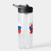 Slowakische Flagge Trinkflasche (Rechts)