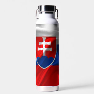 Slowakische Flagge Trinkflasche