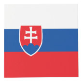 Slowakische Flagge Würfel (Rechts)