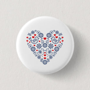 slowakische Folk-Taste Button