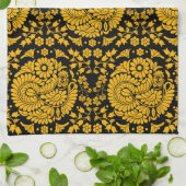 Slowakische Kunst Geschirrtuch (Gefaltet)